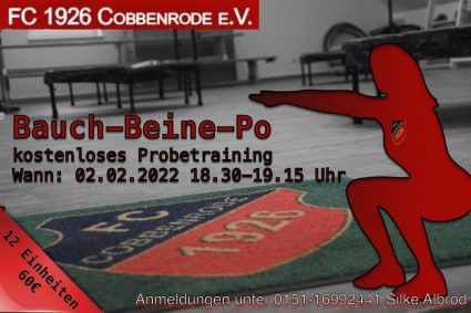 Kursangebot „Bauch-Beine-Po“ ab 02.02.2022 im Sportheim